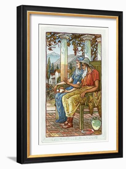 Philemon and Baucis-Walter Crane-Framed Giclee Print