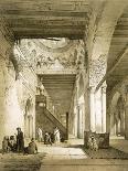 Interior of the Maqsourah in the 9th Century Mosque of Ahmed Ibn-Touloun, Cairo (Litho)-Philibert Joseph Girault de Prangey-Framed Giclee Print