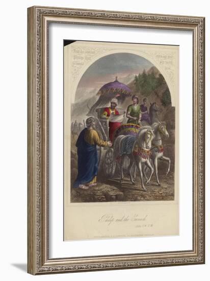 Philip and the Eunuch-null-Framed Giclee Print