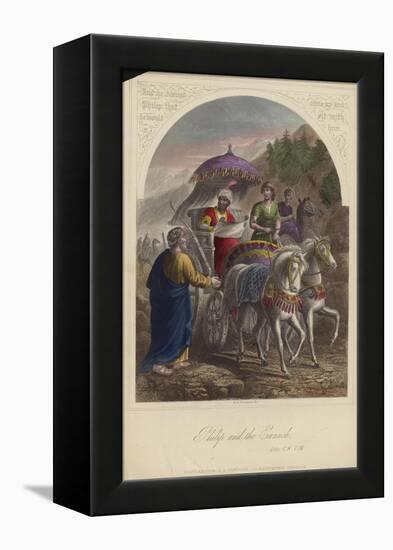 Philip and the Eunuch-null-Framed Premier Image Canvas