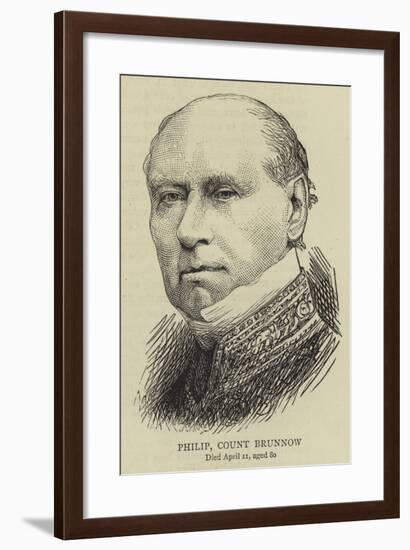 Philip, Count Brunnow-null-Framed Giclee Print