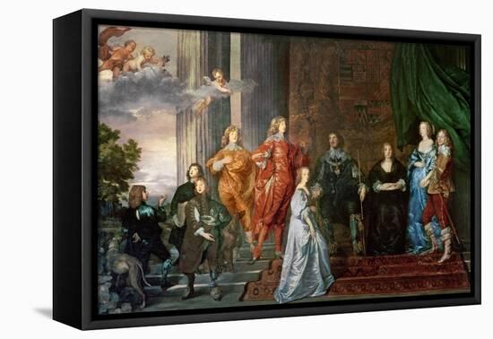 Philip Herbert (1584-1650), 4th Earl of Pembroke and His Family-Sir Anthony Van Dyck-Framed Premier Image Canvas