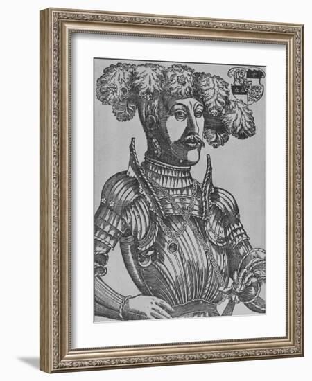 Philip I, Landgrave of Hesse (Woodcut)-German-Framed Giclee Print