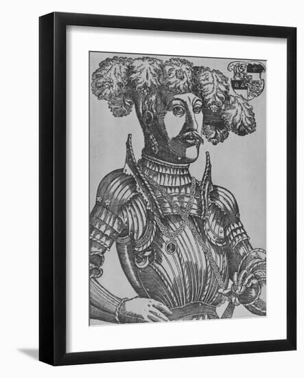 Philip I, Landgrave of Hesse (Woodcut)-German-Framed Giclee Print