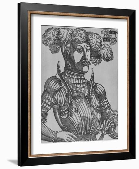 Philip I, Landgrave of Hesse (Woodcut)-German-Framed Giclee Print