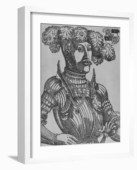 Philip I, Landgrave of Hesse (Woodcut)-German-Framed Giclee Print