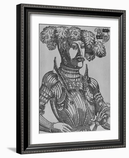 Philip I, Landgrave of Hesse (Woodcut)-German-Framed Giclee Print