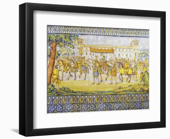 Philip II Entering Valladolid-null-Framed Giclee Print