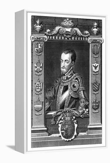 Philip II, King of Spain, (173)-George Vertue-Framed Premier Image Canvas