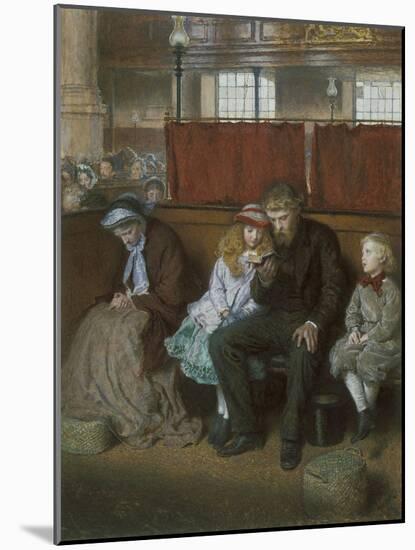 Philip in Church-Frederick Walker-Mounted Giclee Print