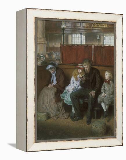 Philip in Church-Frederick Walker-Framed Premier Image Canvas