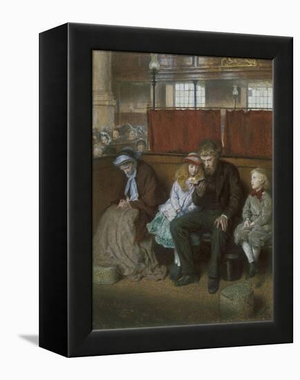 Philip in Church-Frederick Walker-Framed Premier Image Canvas