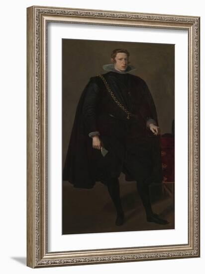 Philip IV, King of Spain, c.1624-Diego Velazquez-Framed Giclee Print