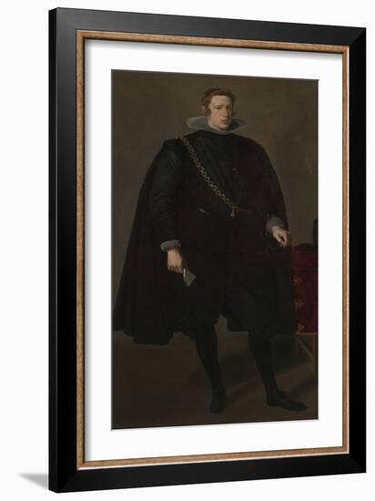 Philip IV, King of Spain, c.1624-Diego Velazquez-Framed Giclee Print