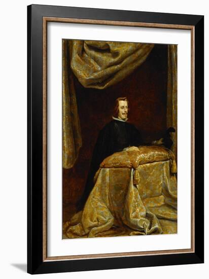 Philip IV of Spain (1621-1665), Praying-Diego Velazquez-Framed Giclee Print