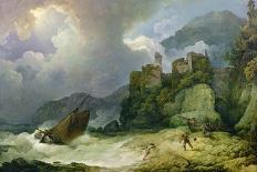 Smugglers Landing in a Storm, 1791-Philip James De Loutherbourg-Giclee Print