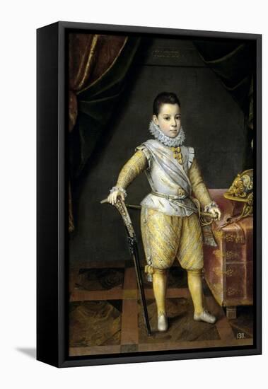 Philip Manuel of Savoy at 5 Years Old, 1591-Jan Kraek-Framed Premier Image Canvas