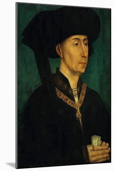 Philip the Good, Duke of Burgundy (1396-1467)-Rogier van der Weyden-Mounted Giclee Print