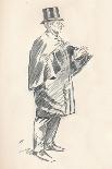 Lead Pencil Sketch by Phil May, C19th Century (1903-1904)-Philip William May-Giclee Print