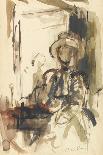 Seated Figure: Woman Seated, Wearing a Hat-Philip Wilson Steer-Giclee Print
