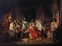 Humiliation of Emperor Frederick Barbarossa by Henry the Lion 1176-Philipp Foltz-Giclee Print