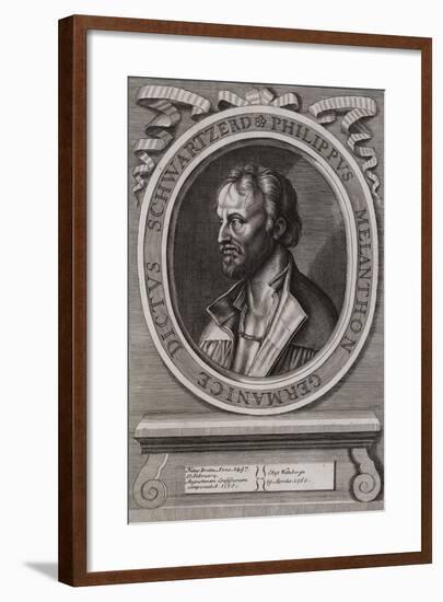 Philipp Melanchthon, German Theologian of the Protestant Reformation-null-Framed Giclee Print