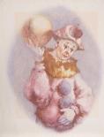 Clown and Balloons-Philippe Alfieri-Framed Collectable Print