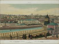 The Basil Cathedral at the Red Square in Moscow, Ca 1848-Philippe Benoist-Framed Giclee Print
