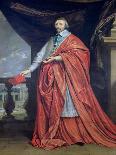 Portrait of Armand-Jean Du Plessis, Cardinal Richelieu-Philippe De Champaigne-Giclee Print