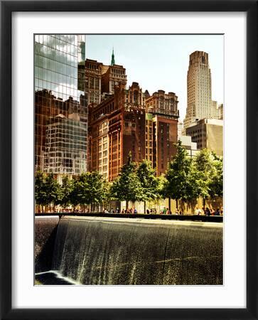 Tableau Toile New York World Trade Center 50x70 Cm - Neuf
