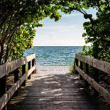 Boardwalk on the Beach - Miami - Florida-Philippe Hugonnard-Photographic Print