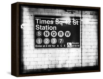 Subway Times Square - 42 Street Station - Subway Sign