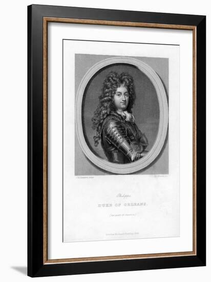 Philippe I, Duke of Orleans-J Brown-Framed Giclee Print