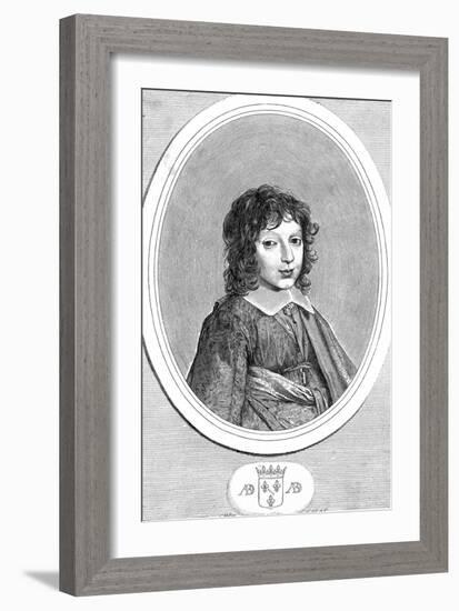 Philippe I Orleans-Claude Mellan-Framed Art Print