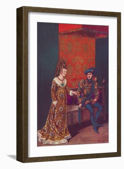 'Philippe Le Bon, Duke of Burgundy and Isabelle of Portugal, 1440-1445', 1926-Herbert Norris-Framed Giclee Print