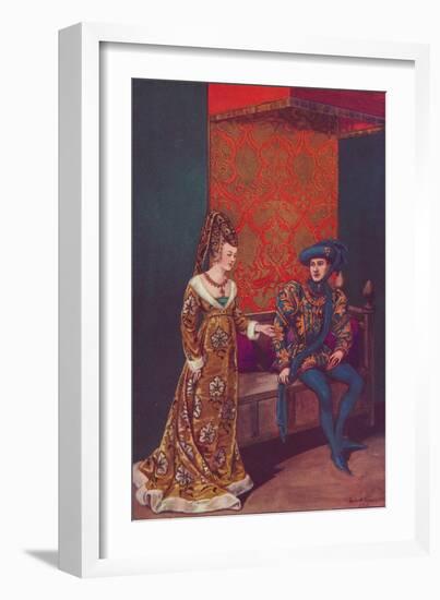 'Philippe Le Bon, Duke of Burgundy and Isabelle of Portugal, 1440-1445', 1926-Herbert Norris-Framed Giclee Print