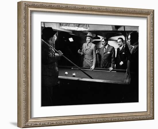 Philippe Leroy, Gilberto Galimberti, Sergio Ammirata and Salvatore Billa in the Black Hand-null-Framed Photographic Print