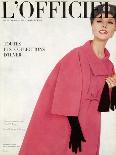 L'Officiel, September 1959 - Robe de Christian Dior en Grizki de Lesur-Philippe Pottier-Framed Art Print