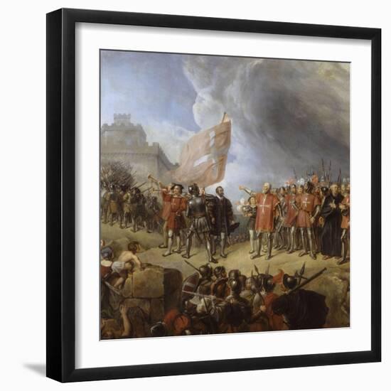 Philippe Villiers de l'Isle-Adam, 44° grand-maître de l'ordre des Hospitaliers de Saint-Jean de-René Théodore Berthon-Framed Giclee Print