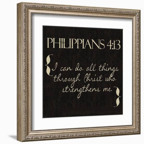 Philippians 4-13-Taylor Greene-Framed Art Print