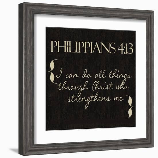 Philippians 4-13-Taylor Greene-Framed Art Print