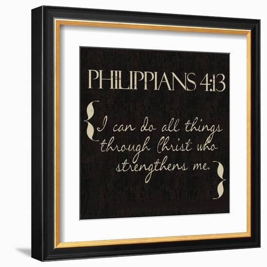 Philippians 4-13-Taylor Greene-Framed Art Print