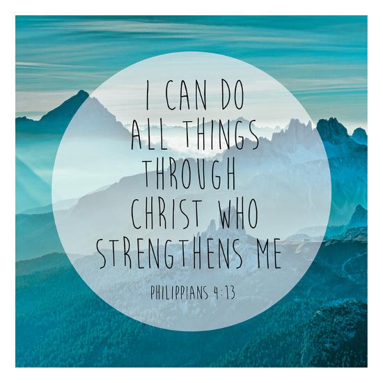 Philippians 4 13 Art Print Victoria Brown Art Com