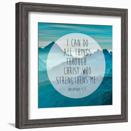 Philippians 4-13-Victoria Brown-Framed Art Print