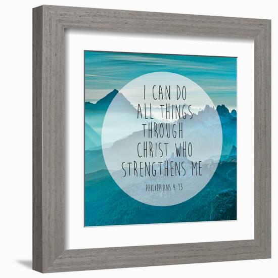 Philippians 4-13-Victoria Brown-Framed Art Print