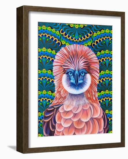 Philippine Eagle, 2020, (oil on canvas)-Jane Tattersfield-Framed Giclee Print