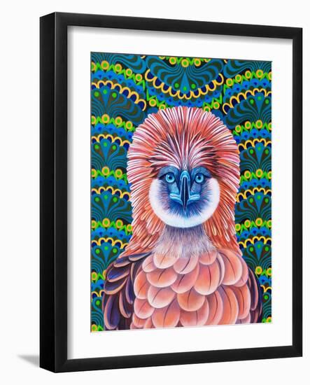 Philippine Eagle, 2020, (oil on canvas)-Jane Tattersfield-Framed Giclee Print