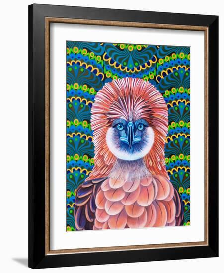 Philippine Eagle, 2020, (oil on canvas)-Jane Tattersfield-Framed Giclee Print