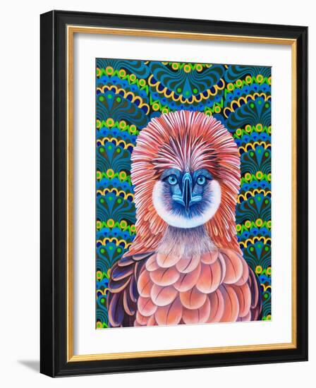 Philippine Eagle, 2020, (oil on canvas)-Jane Tattersfield-Framed Giclee Print