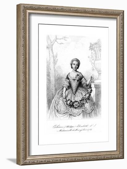 Philippine Elisabeth D'Orleans, Mademoiselle De Beaujolais-null-Framed Giclee Print